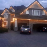 Christmas light installation